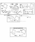 Cylinder Head Gasket Set - Valve Lubrication Diagram and Parts List for 117432-0552-A1  Briggs and Stratton Engine